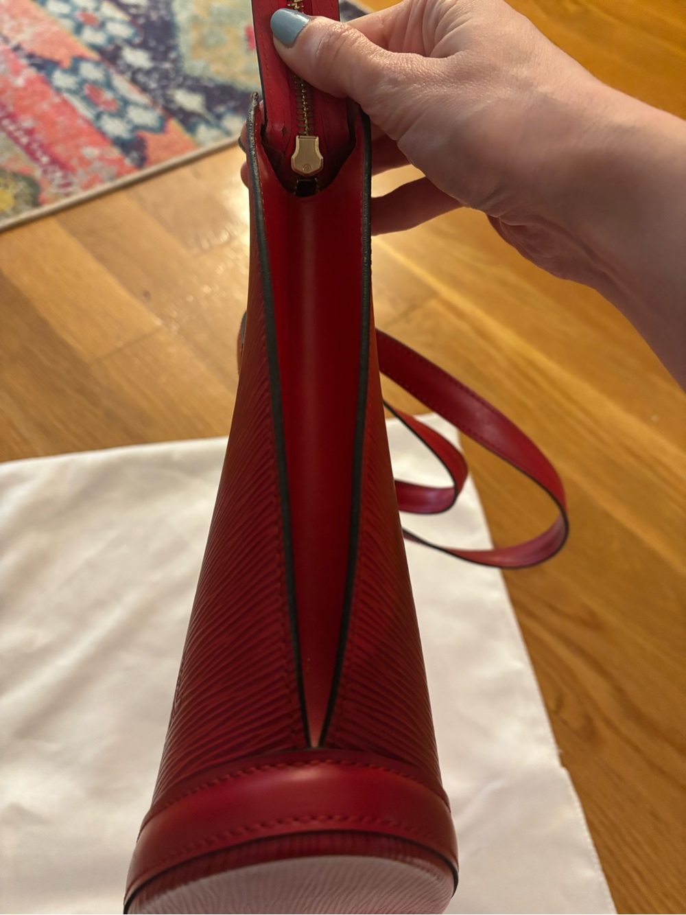 Louis Vuitton Vintage Red Epi Leather St Jacques PM - Picture 5 of 10